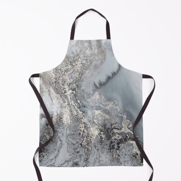 Item preview, gray silver snow marble print designed and sold by HadeeeeL.