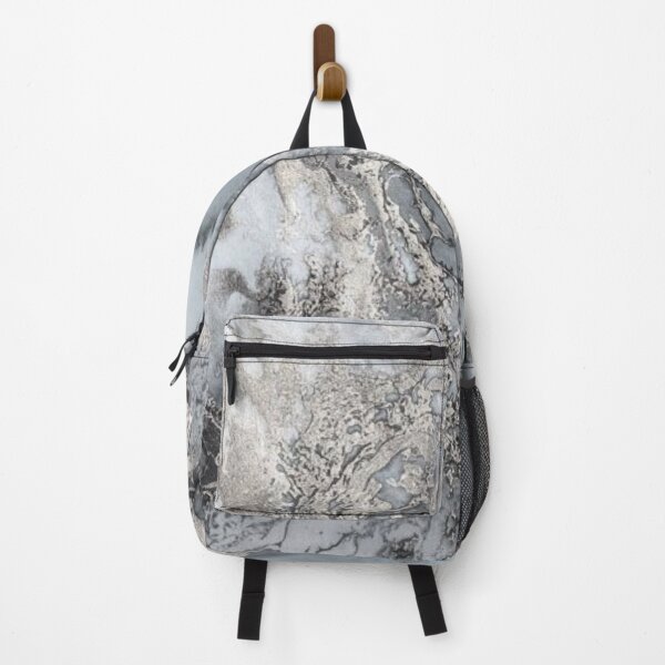 Item preview, gray silver snow marble print designed and sold by HadeeeeL.