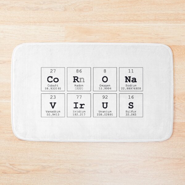 Item preview, Corona Virus Periodic Table Science Print designed and sold by Auto-Prints.