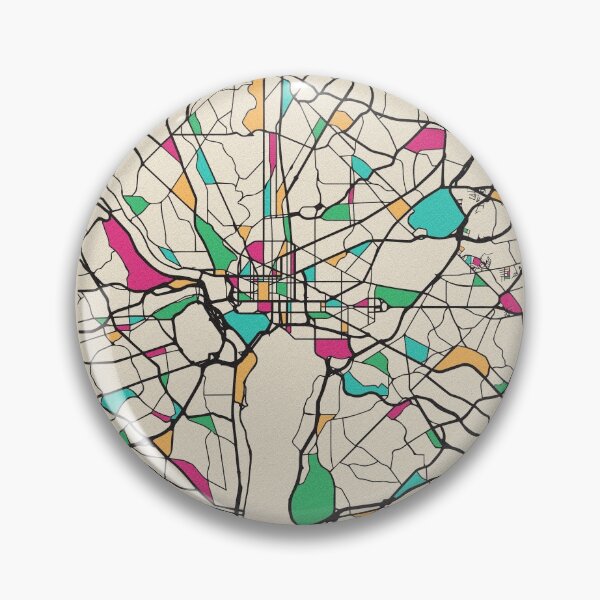 Item preview, Washington, D.C., USA Street Map designed and sold by A Deniz Akerman.