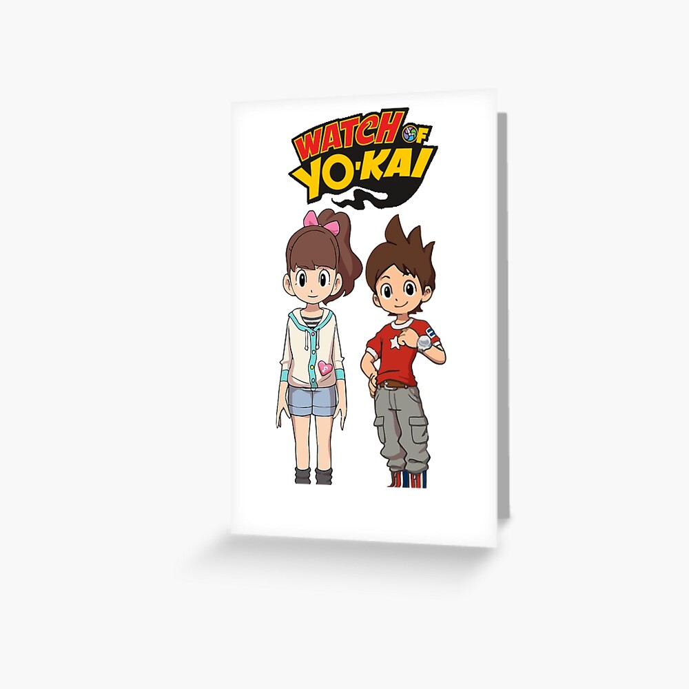 Yo-Kai Watch Stickers Yokai Watch Postcard by Amanomoon