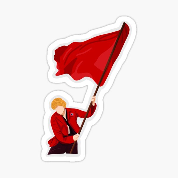 Artikel-Vorschau von Enjolras und Red Flag, designt und verkauft von byebyesally.