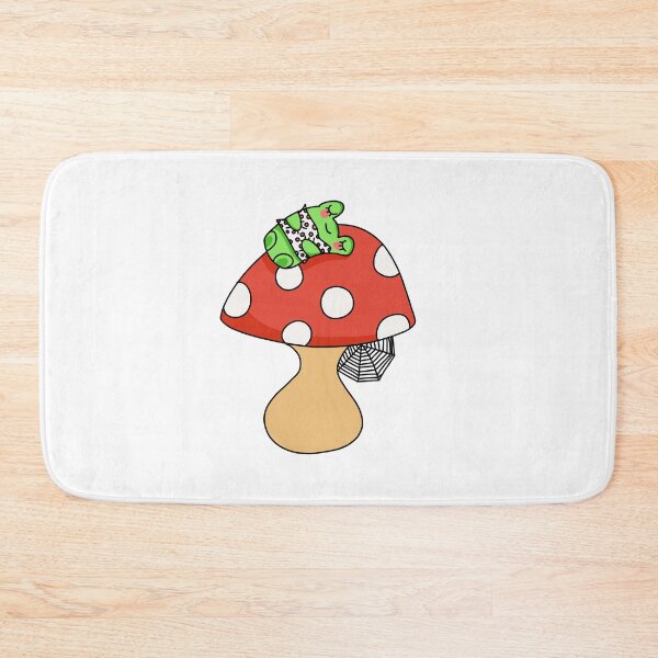 Item preview, Mini frog on a mushroom designed and sold by Jasisart.