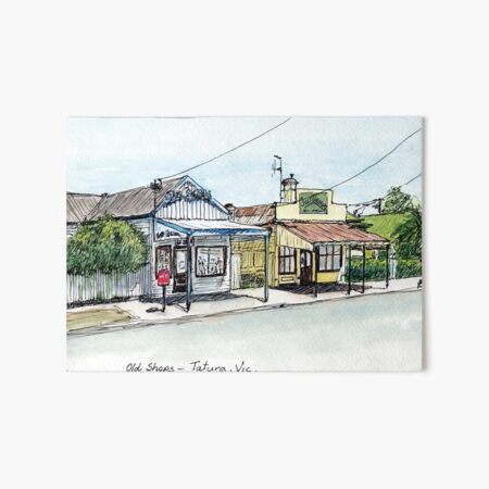 Australian Scenes - Old shops - Tatura, Vic, Aus. Art Board Print