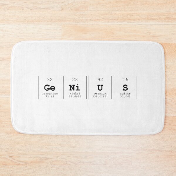 Item preview, Genius Periodic Table Science Print designed and sold by Auto-Prints.
