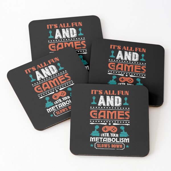Item preview, It’s All Fun And Games Funny Gaming Quote  designed and sold by Tatt-Hooligans.