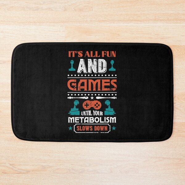 Item preview, It’s All Fun And Games Funny Gaming Quote  designed and sold by Tatt-Hooligans.