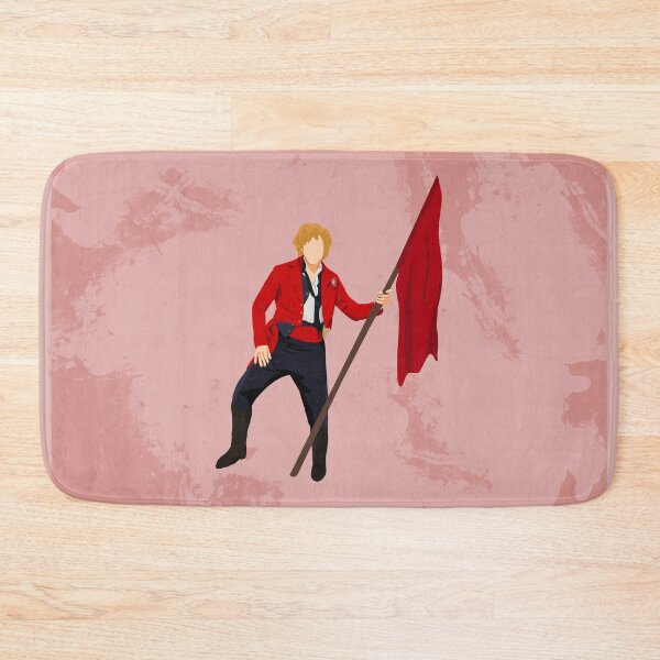 Item preview, Enjolras at the Barricade holding a Red Flag designed and sold by byebyesally.