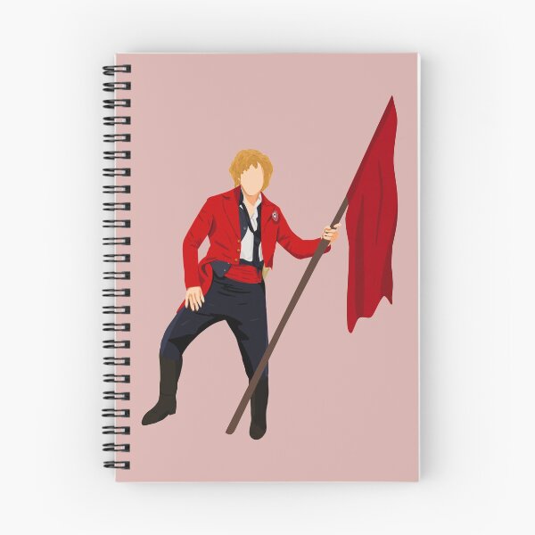 Item preview, Enjolras at the Barricade holding a Red Flag designed and sold by byebyesally.