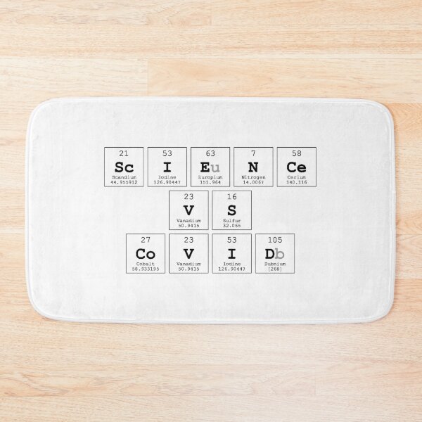 Item preview, Science Vs Covid Periodic Table Science Print designed and sold by Auto-Prints.