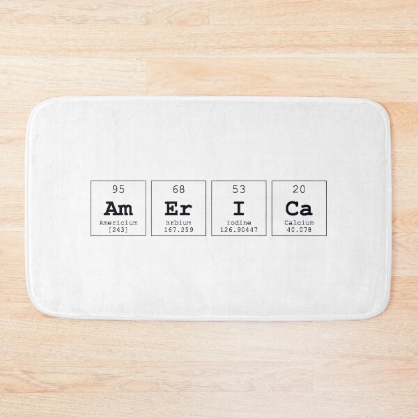 Item preview, America Periodic Table Science Print designed and sold by Auto-Prints.
