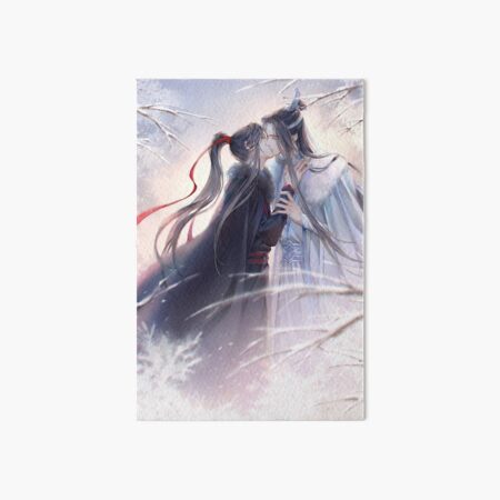 Winter kiss Art Board Print