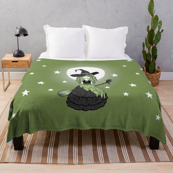 Item preview, Full Moon Green Cheeky Witch® designed and sold by cheekywitch.
