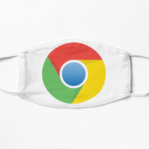 Google Chrome Logo Icon Gift for Google Chrome fan Flat Mask