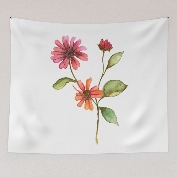 Item preview, watercolor flowers for home decor designed and sold by dodidoodles.