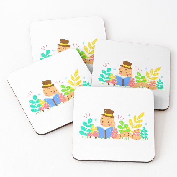 Item preview, Cute worm in top hat designed and sold by PlanetAries.