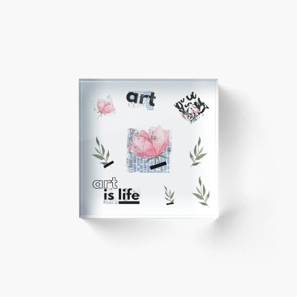 Artikelvorschau, Kunst ist Leben Aufkleber Set entworfen und verkauft von Sershni.