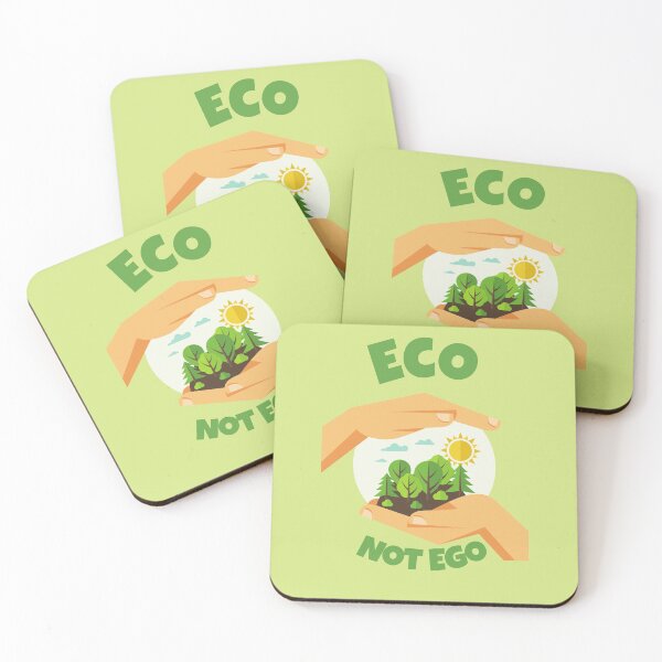 Item preview, Eco Not Ego - Earth Day/ Ecology Protection designed and sold by PandaSoul.