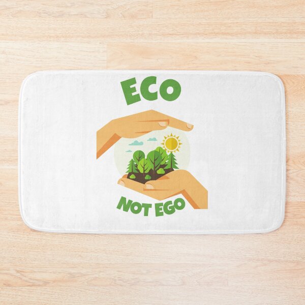 Item preview, Eco Not Ego - Earth Day/ Ecology Protection designed and sold by PandaSoul.