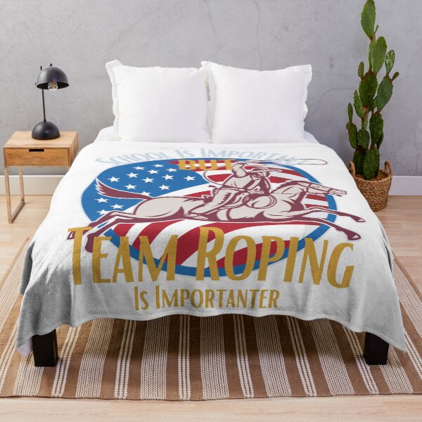 Item preview, School Is Important But Team Roping Is Importanter designed and sold by sabirlhc.