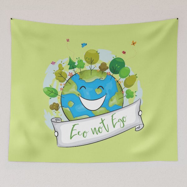 Item preview, Eco Not Ego - Earth Day/ Happy Earth designed and sold by PandaSoul.