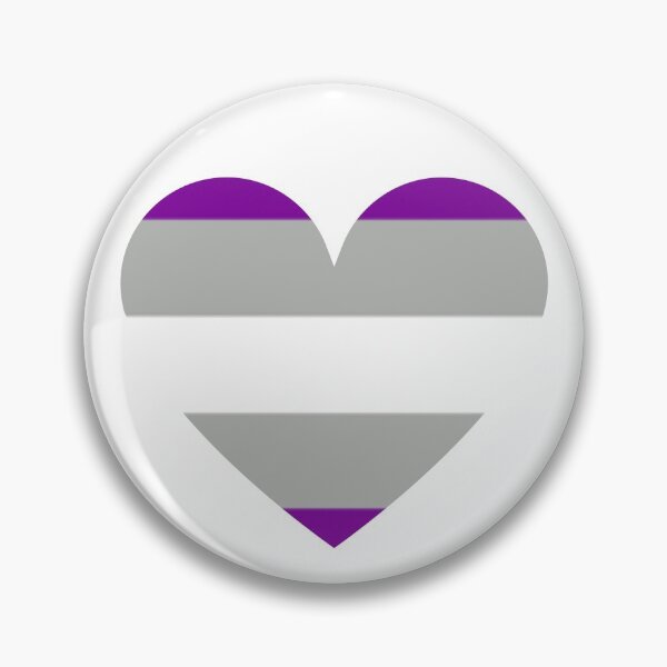 Item preview, Pride Flag Heart - Greyace Pride - White Background designed and sold by thesassypanda.