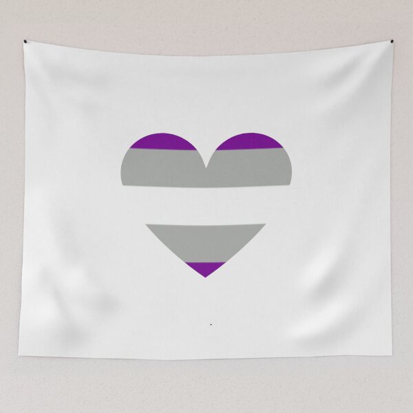 Item preview, Pride Flag Heart - Greyace Pride - White Background designed and sold by thesassypanda.