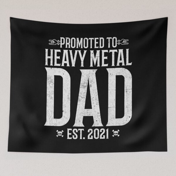Item preview, Promoted To Heavy Metal Dad 2021 Vintage designed and sold by playloud.