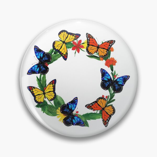 Item preview, Butterflies on wreath designed and sold by Gaspar Avila.
