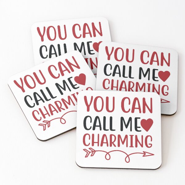 Item preview, Greeting Card - you can call me charming , valentine cute messages designed and sold by Merchlux.