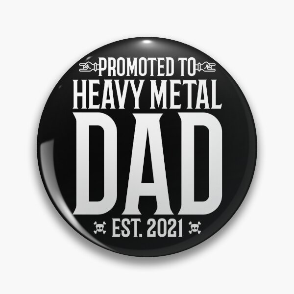 Item preview, Promoted To Heavy Metal Dad 2021 designed and sold by playloud.