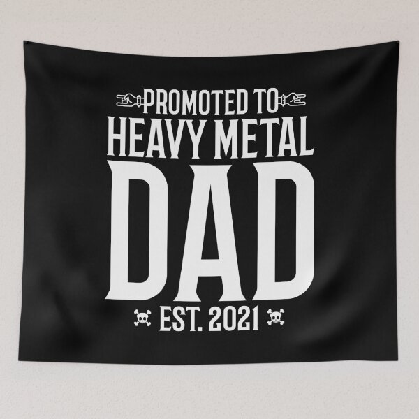 Item preview, Promoted To Heavy Metal Dad 2021 designed and sold by playloud.