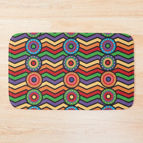 Item preview, Colorful Chevron with Circles designed and sold by Wink17.