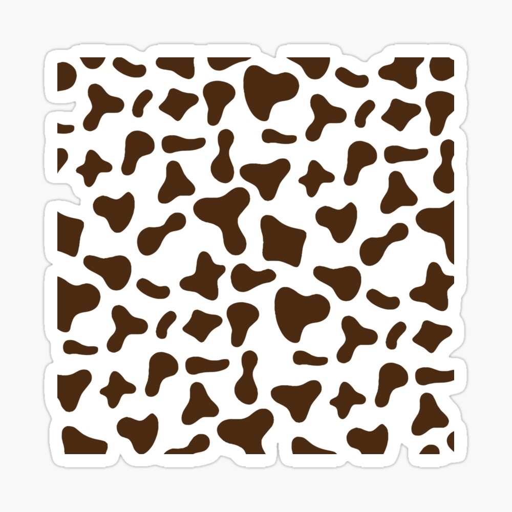 Brown Cow Print Notebook: School Notebook, Cow Print Journal, Brown White  Pattern, 8x11.5: Scherbarth, Ebony: 9798453662647: : Books