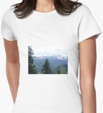 swiss alps Women's Fitted T-Shirt