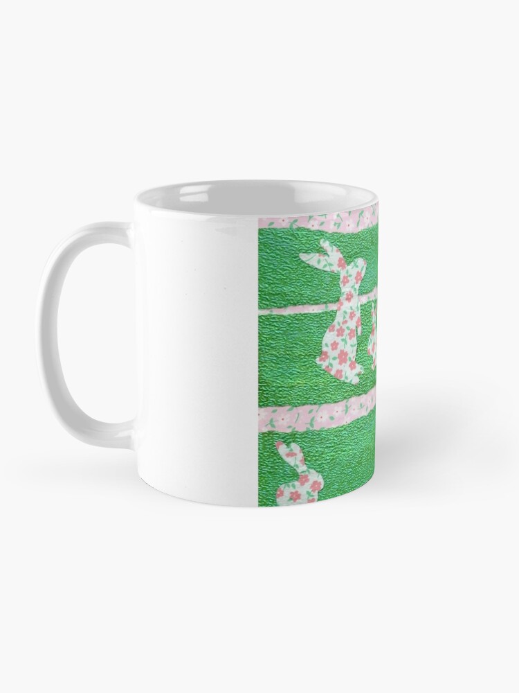 Alternate view of Bunnies in the Clover Mug