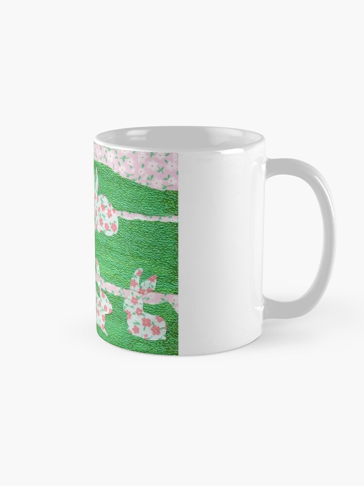 Alternate view of Bunnies in the Clover Mug