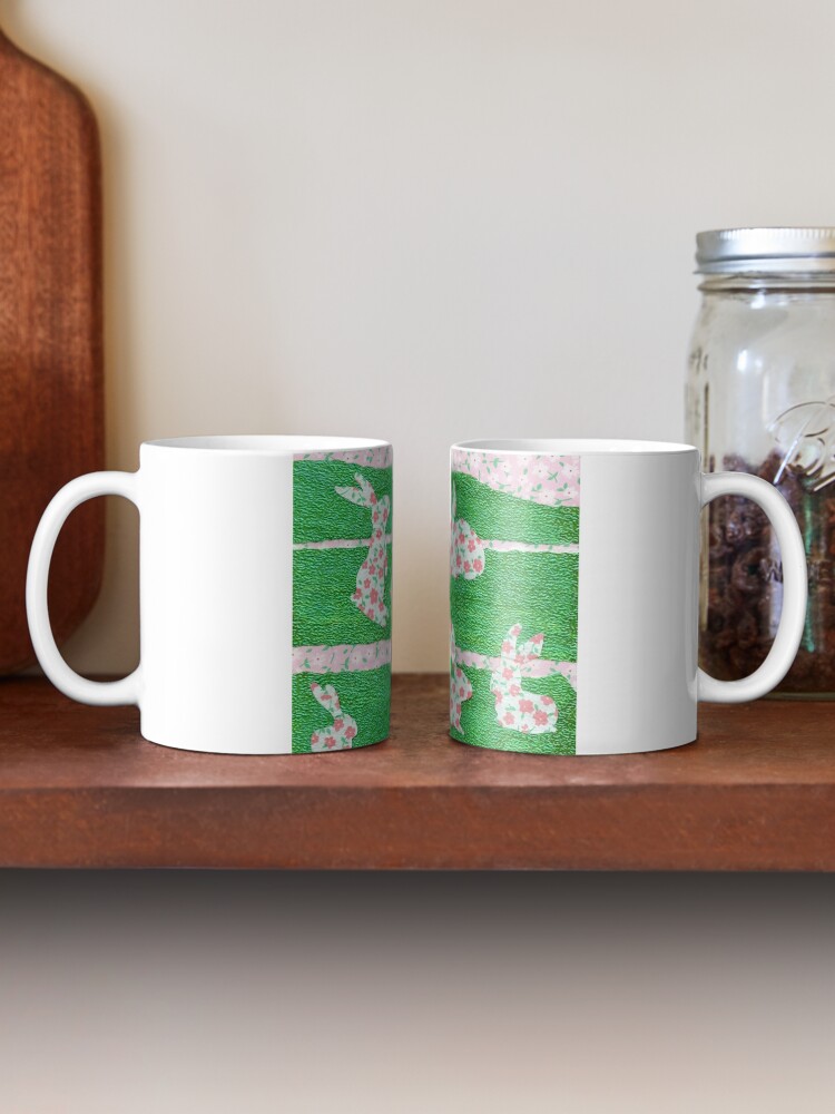 Alternate view of Bunnies in the Clover Mug