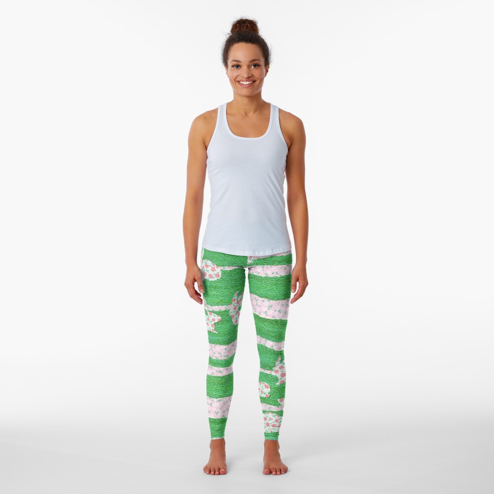 Bunnies in the Clover Leggings