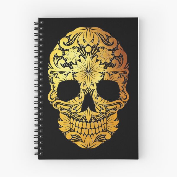 Item preview, Gold Death Skull designed and sold by LaBeauteEtMoi.