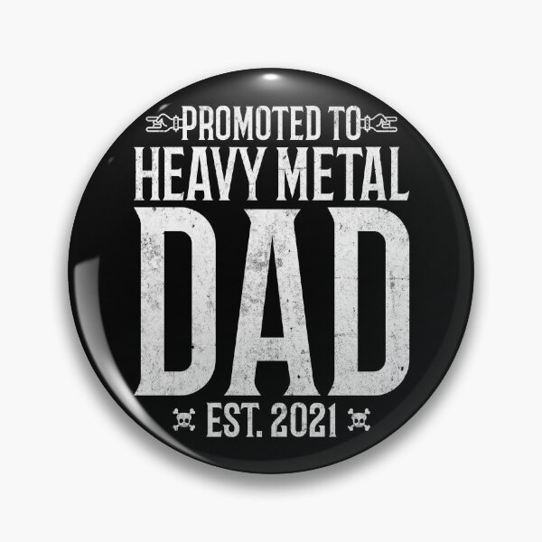 Item preview, Promoted To Heavy Metal Dad 2021 Vintage designed and sold by playloud.
