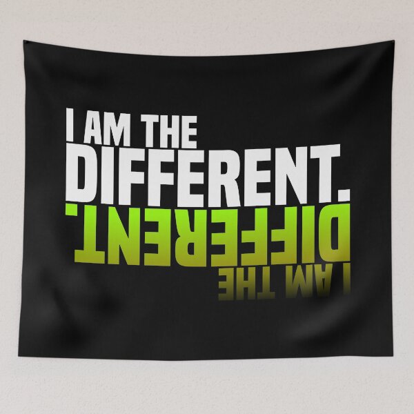 Item preview, I am the different. designed and sold by froggy-stylecom.