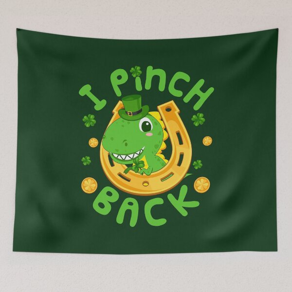 Item preview, I Pinch Back Funny Dinosaur St. Patrick's Day Design designed and sold by jaygo.