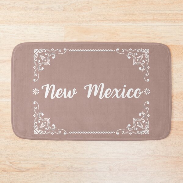 Item preview, New Mexico - Monogram Boho Style (Pastel Pink) designed and sold by CityCollection.