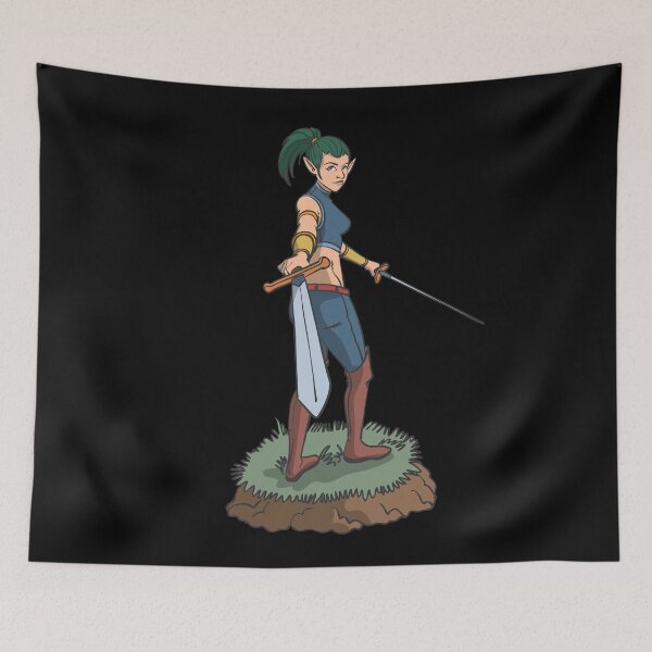 Item preview, High forest elf with sword designed and sold by Monkey Ful.