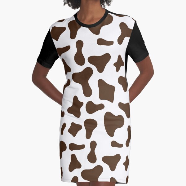 WHITE】maturely Rib Holstein Dress
