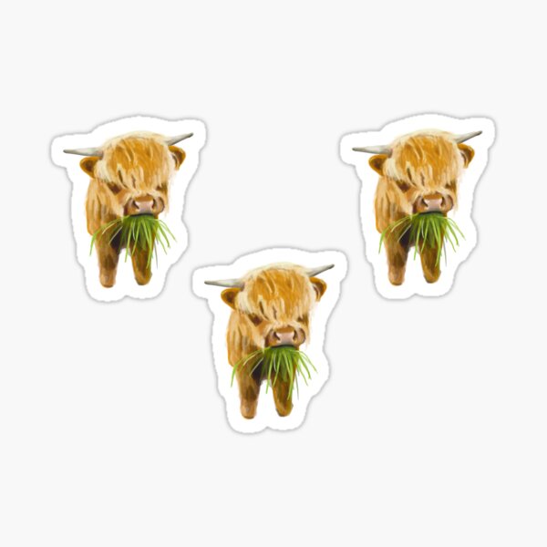 Item preview, Baby Highland Cow - Coo - Watercolour Prints designed and sold by smeuran.