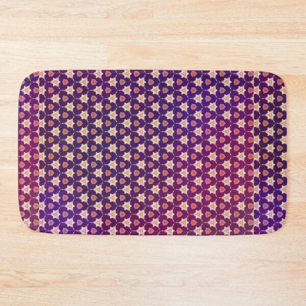 Item preview, Purple and white floral pattern designed and sold by Zone-Graphics.