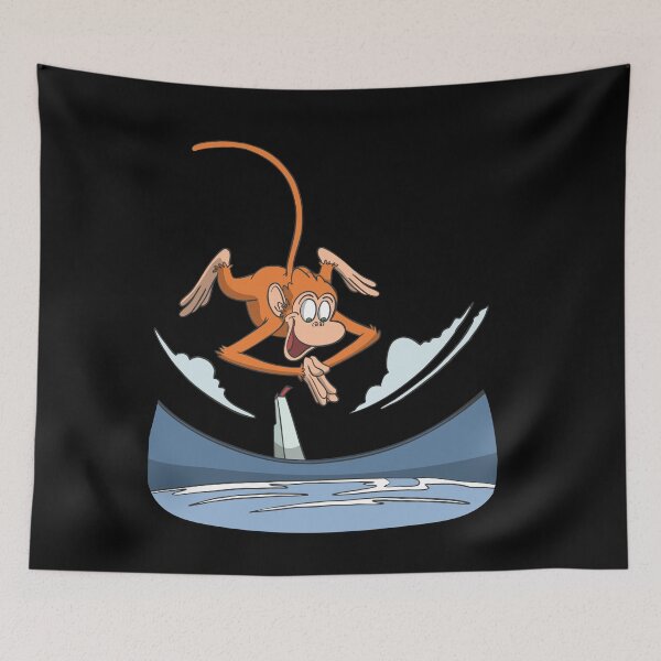 Item preview, Funny monkey jumps into the pool designed and sold by Monkey Ful.
