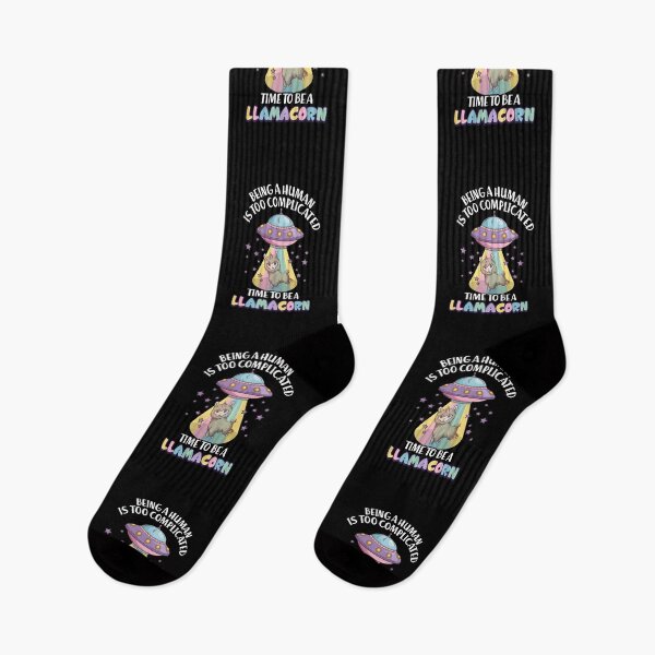 Item preview, Being human is too complicated - Funny Llamacorn designed and sold by biNutz.